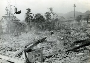 鳥取大地震の被災状況 （鳥取歴史博物館蔵）